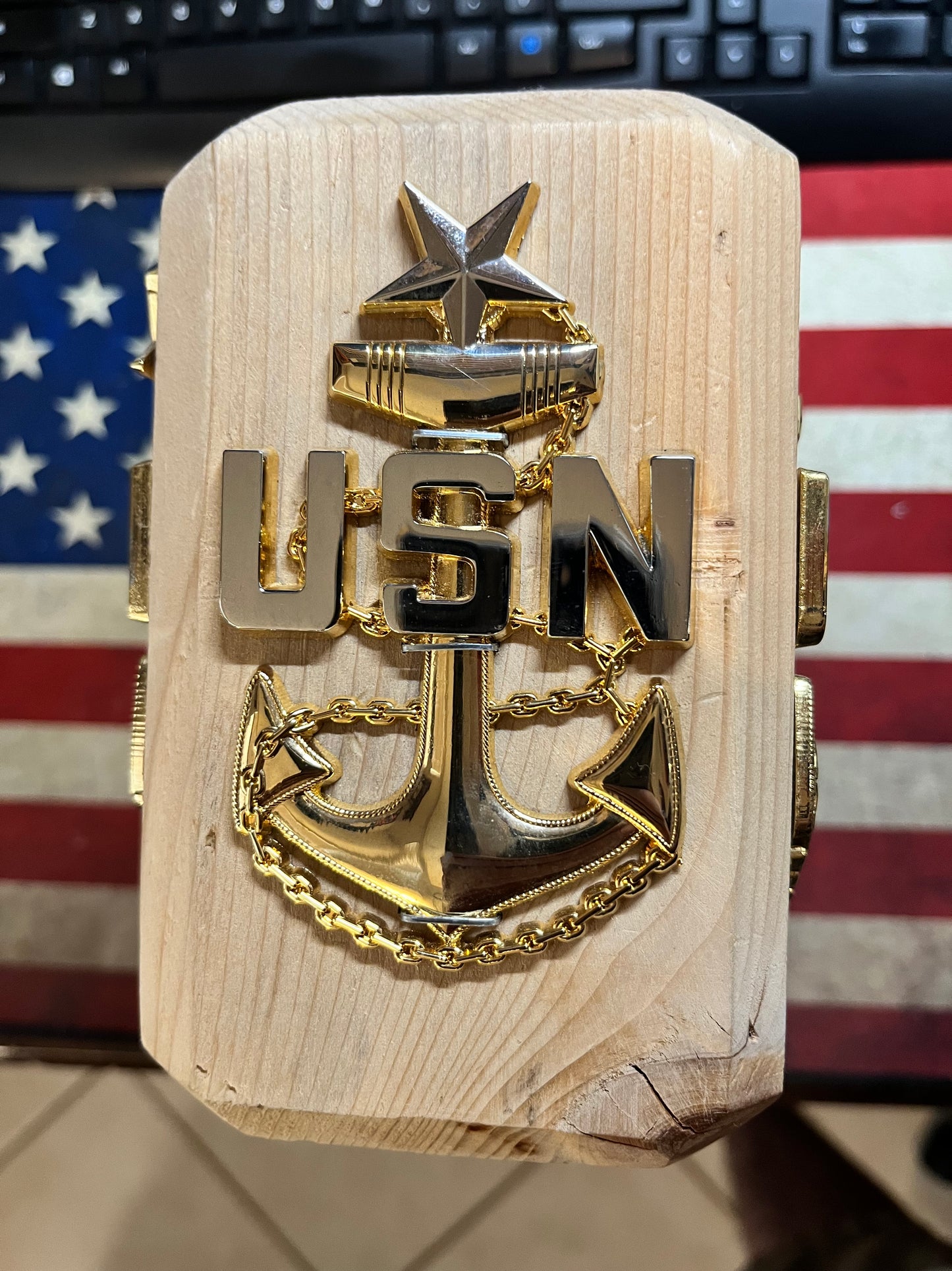 Navy Chief Gavel
