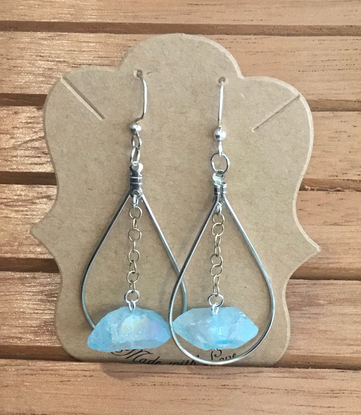 Tear drop earrings