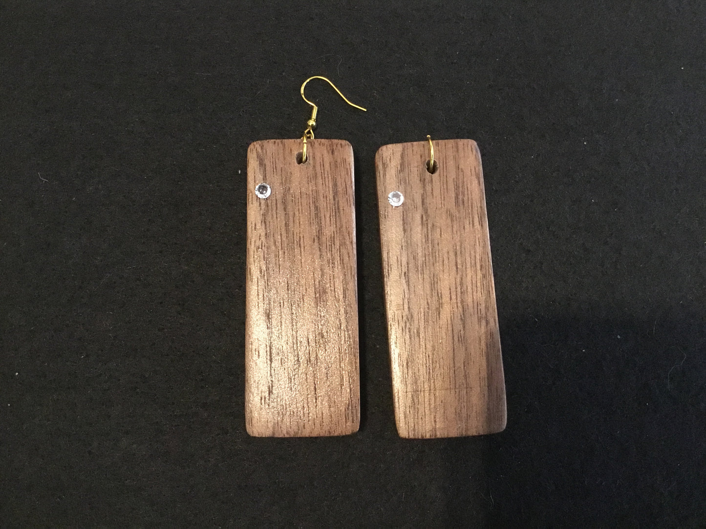 Walnut earrings