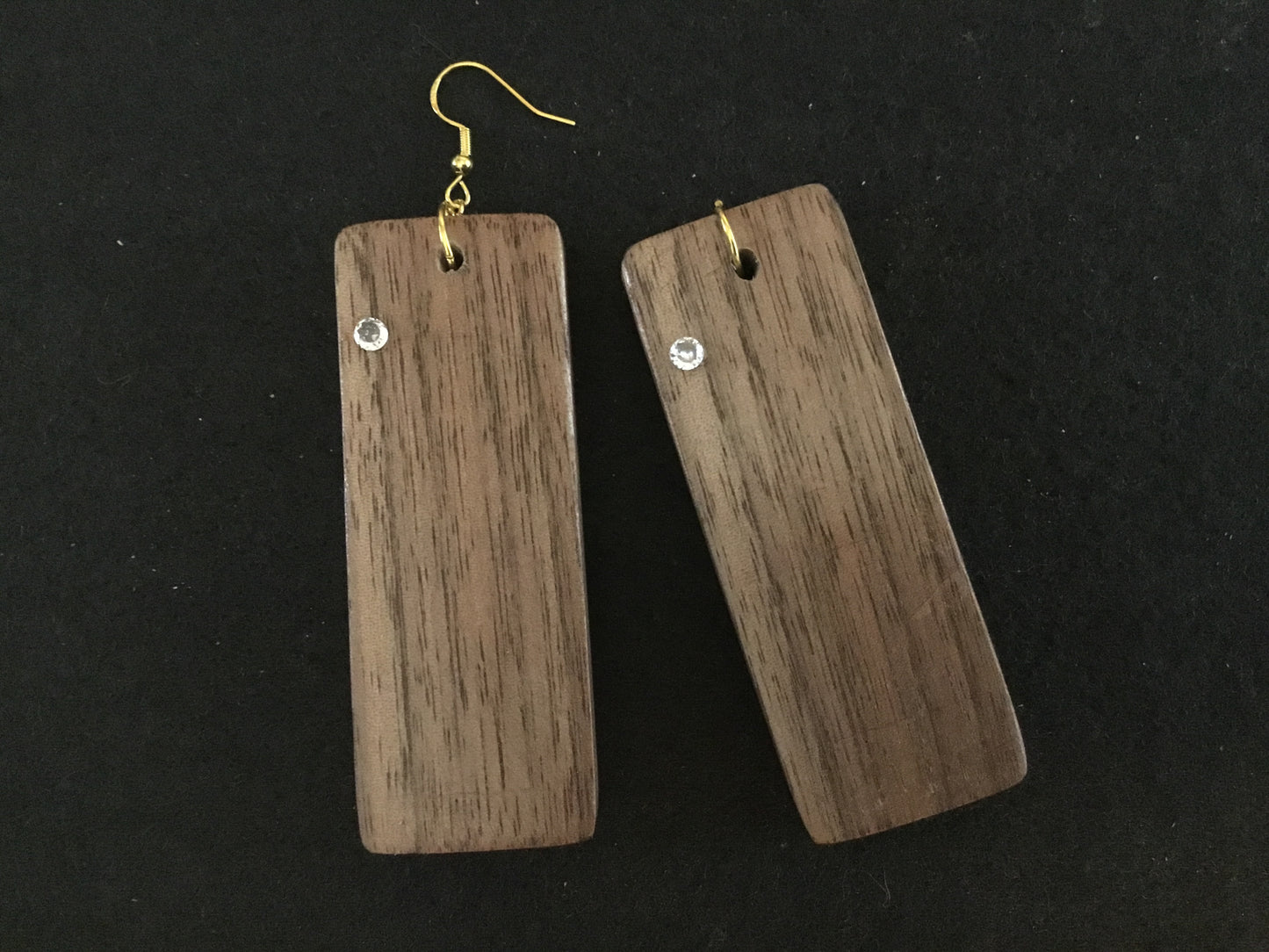 Walnut earrings
