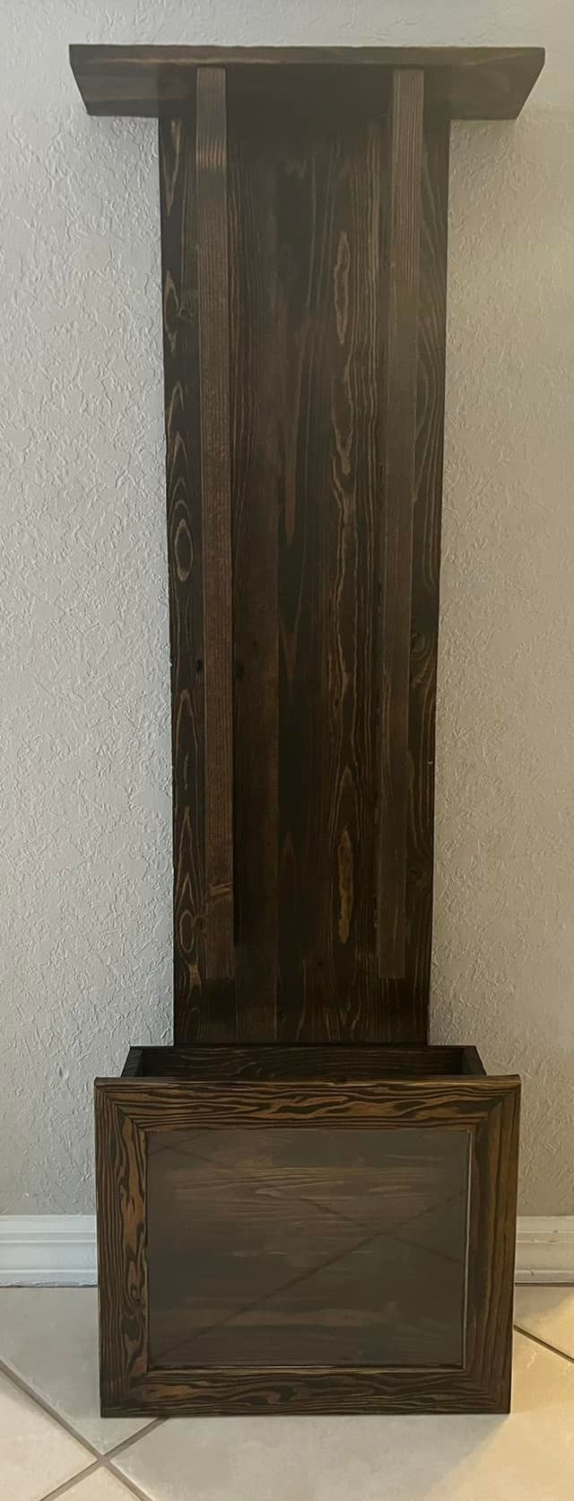 Wine Bottle Rack with Cork Display - Wall Mounted
