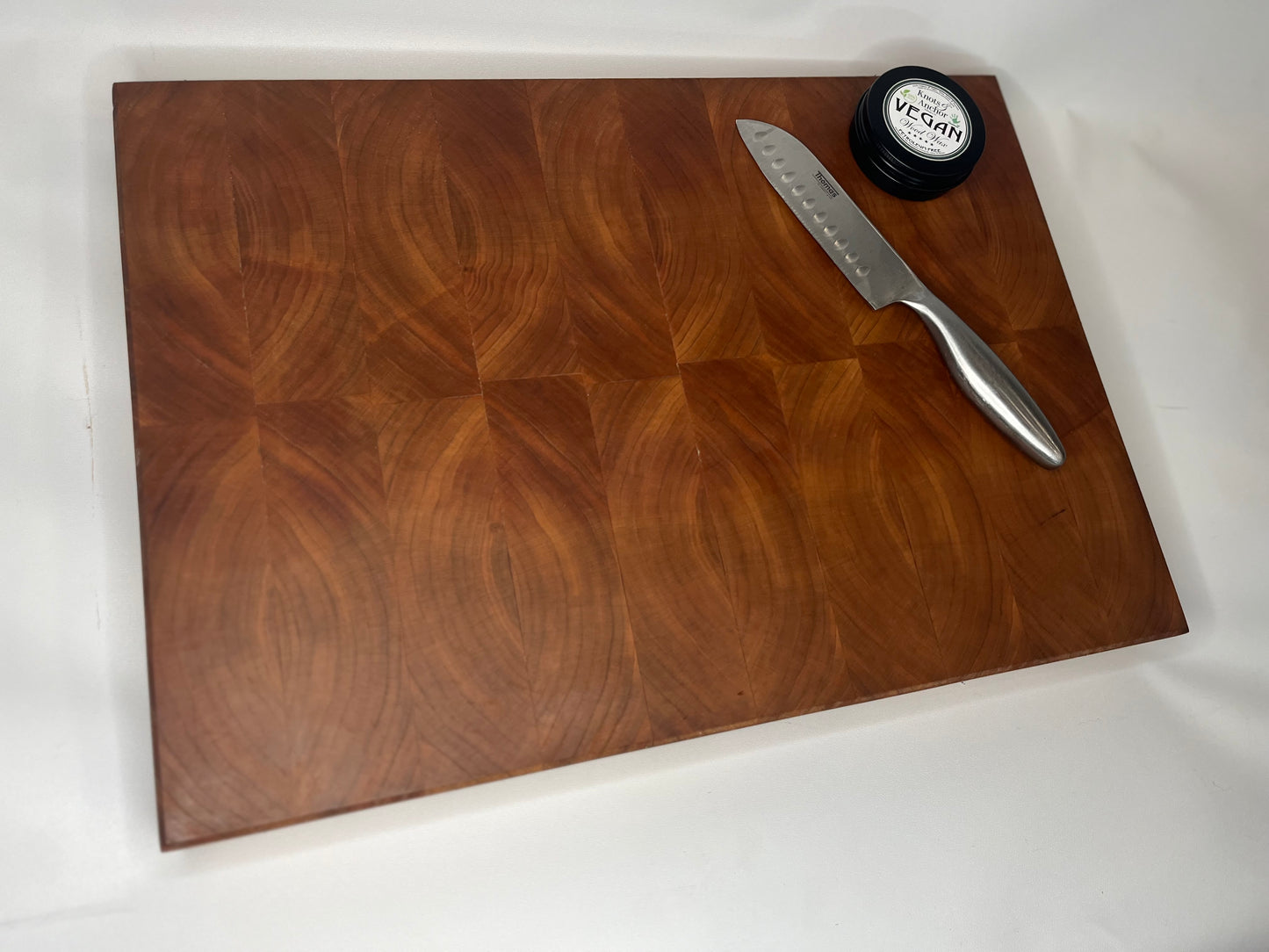 Cherry Wood End Grain Cutting Board and Charcuterie Board