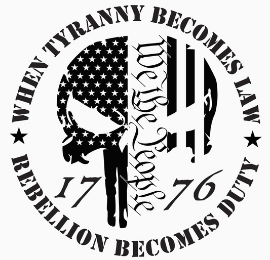 When Tyranny Becomes Law Sticker