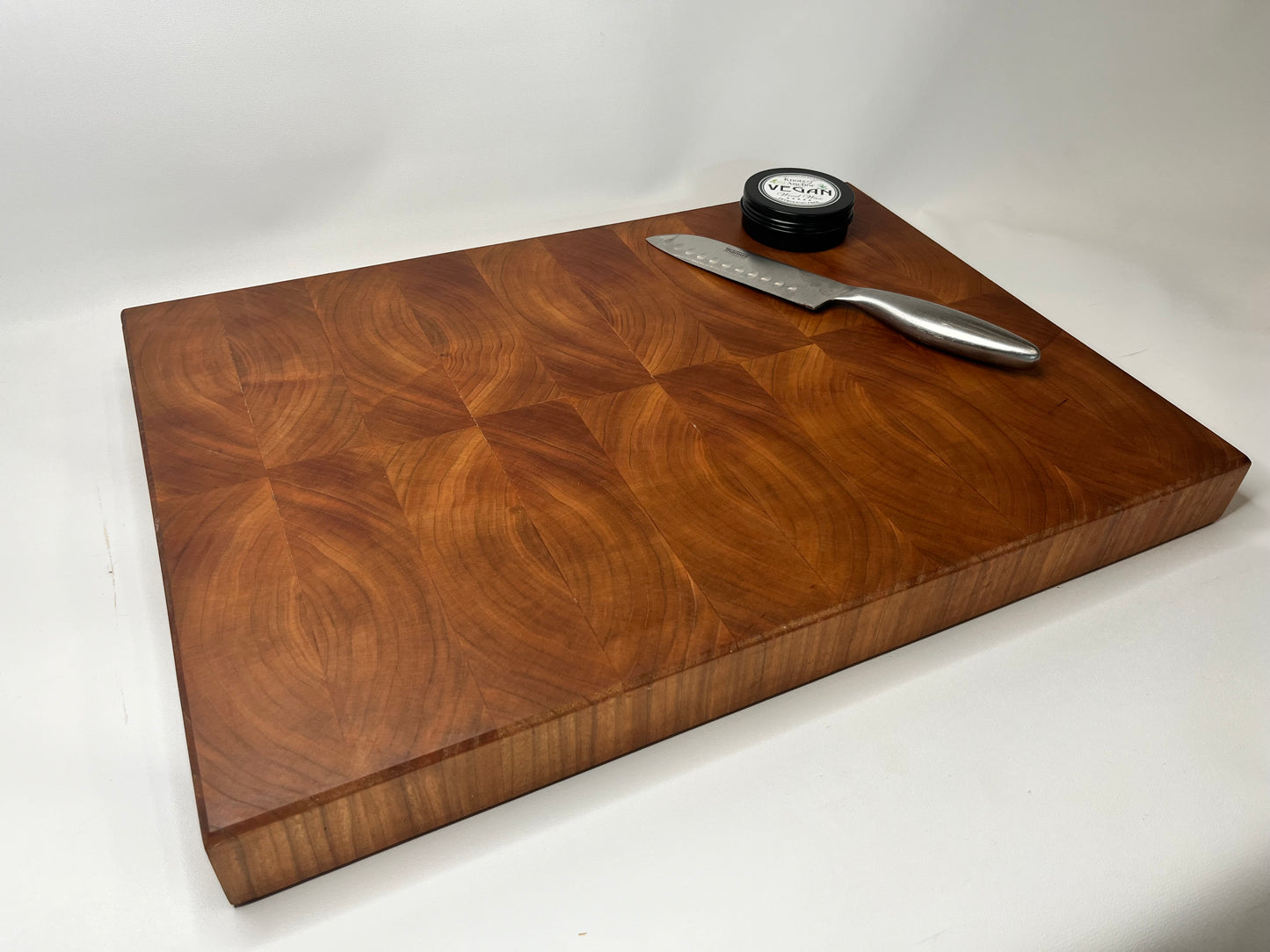 Cherry Wood End Grain Cutting Board and Charcuterie Board