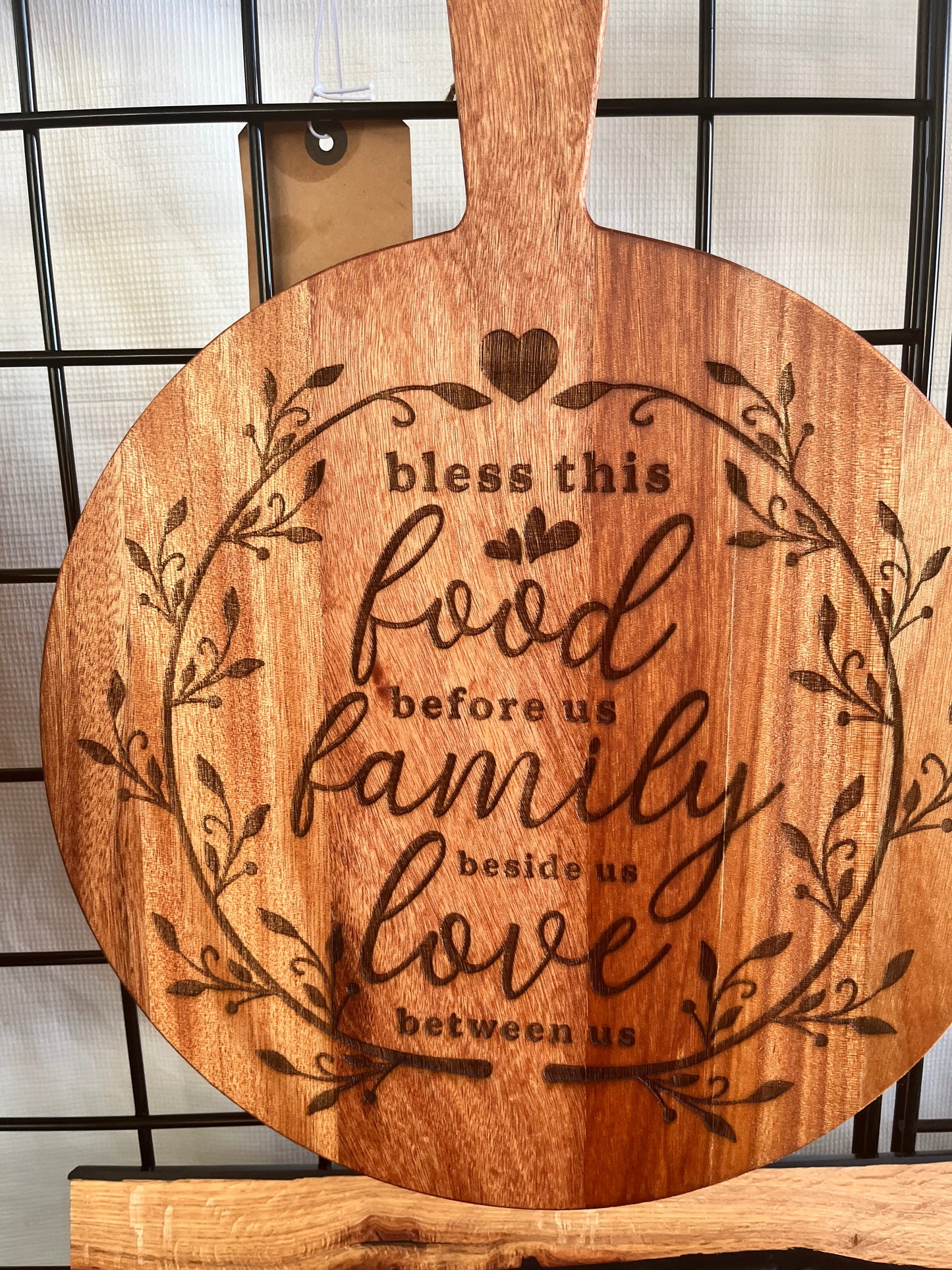Funny Engraved Cutting and Charcuterie Boards - Rectangle Curved with Handle