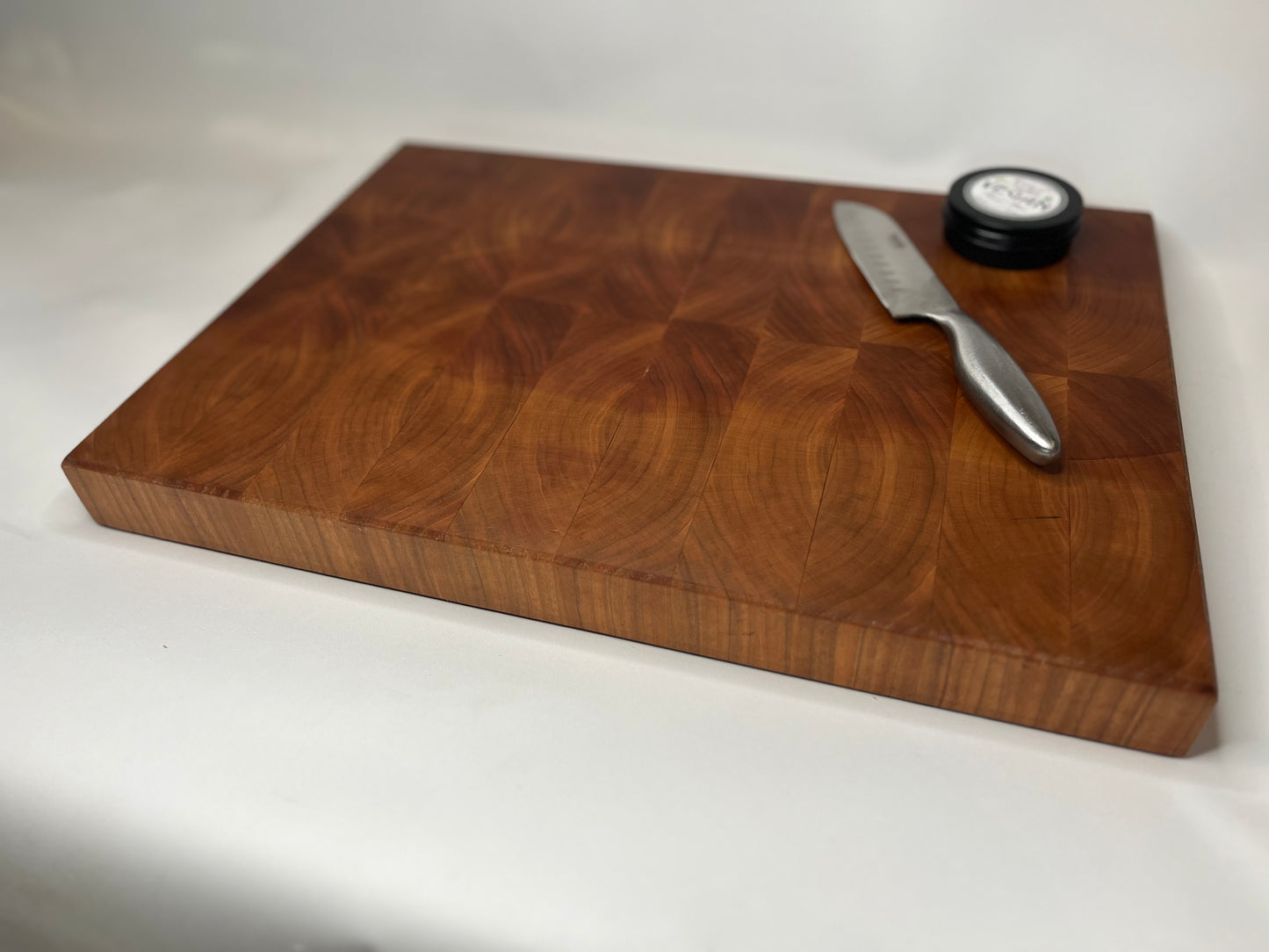 Cherry Wood End Grain Cutting Board and Charcuterie Board