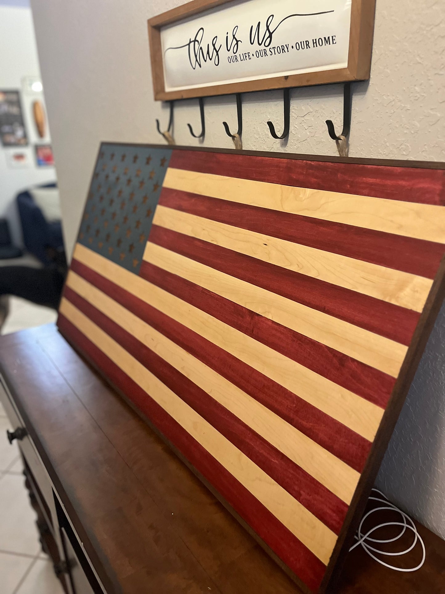 American Flag Wall Decor