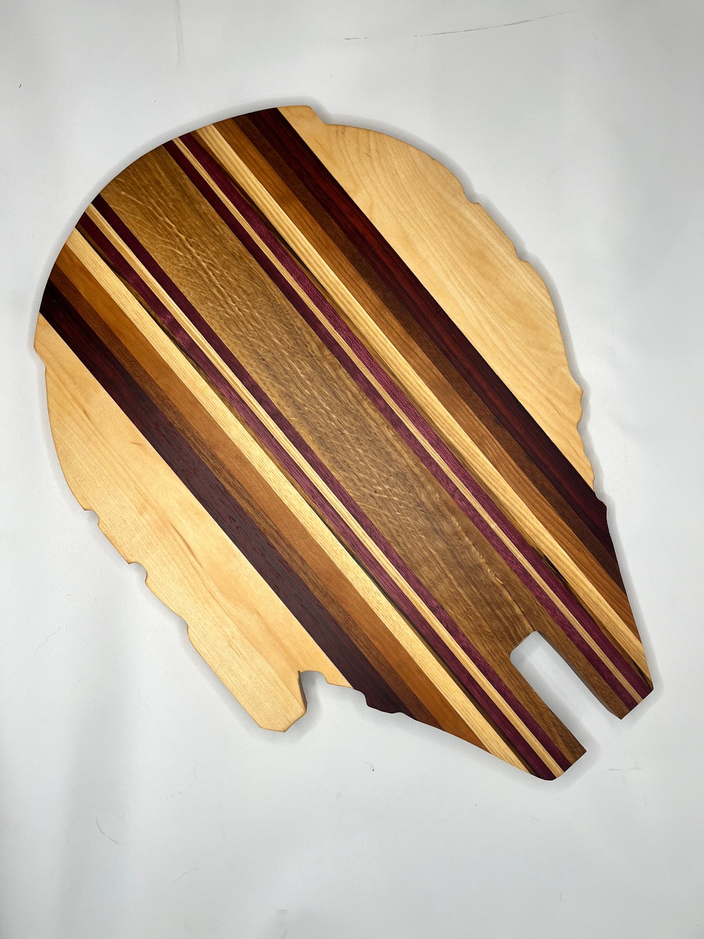 Millenium Falcon Cutting Board Edge Grain