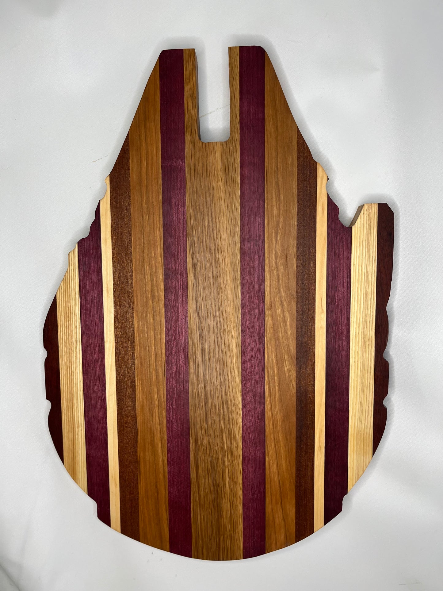 Millenium Falcon Cutting Board Edge Grain