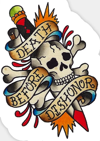 Death Before Dishonor v4 (Sticker/Decal)