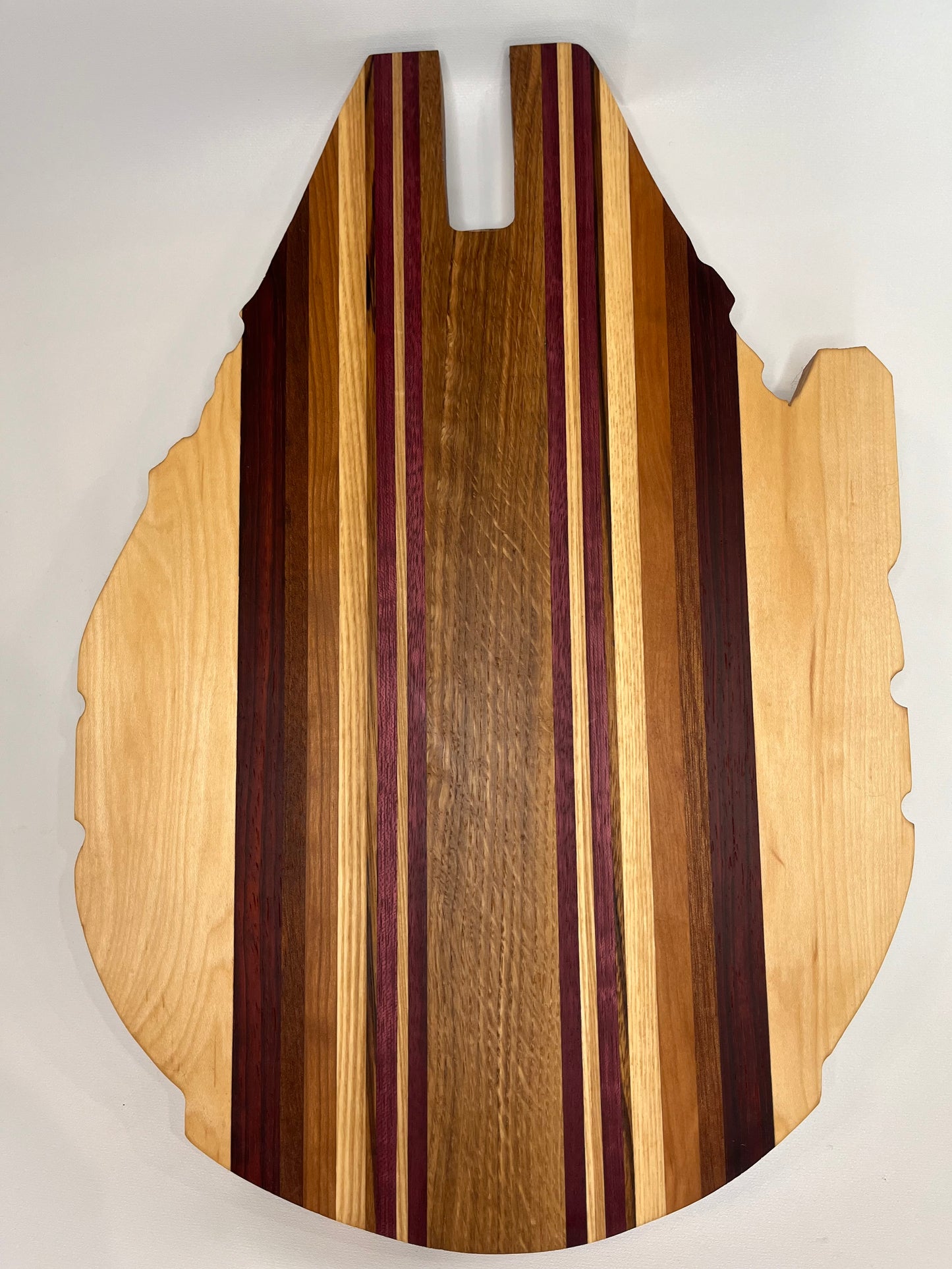 Millenium Falcon Cutting Board Edge Grain