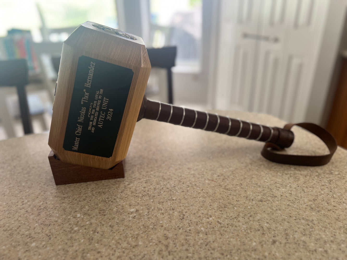 Thor Hammer Award, Retirement, and Gift