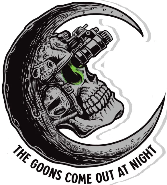 The Goons Come Out At Night v1 (Sticker/Decal)