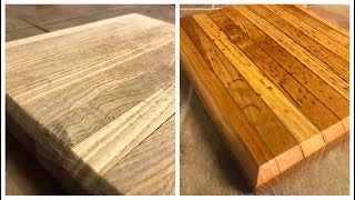 Cutting Board Resurfacing and Conditioning