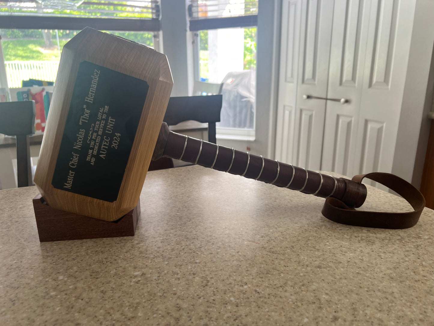 Thor Hammer Award, Retirement, and Gift