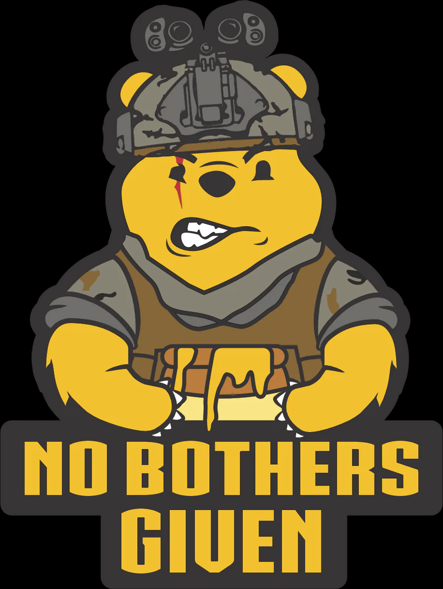 No Bothers Given! (Sticker/Decal)