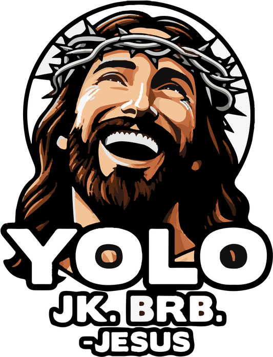 YOLO Jesus Sticker