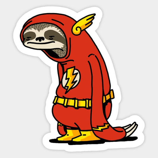 The Flash Sloth (Sticker/Decal)