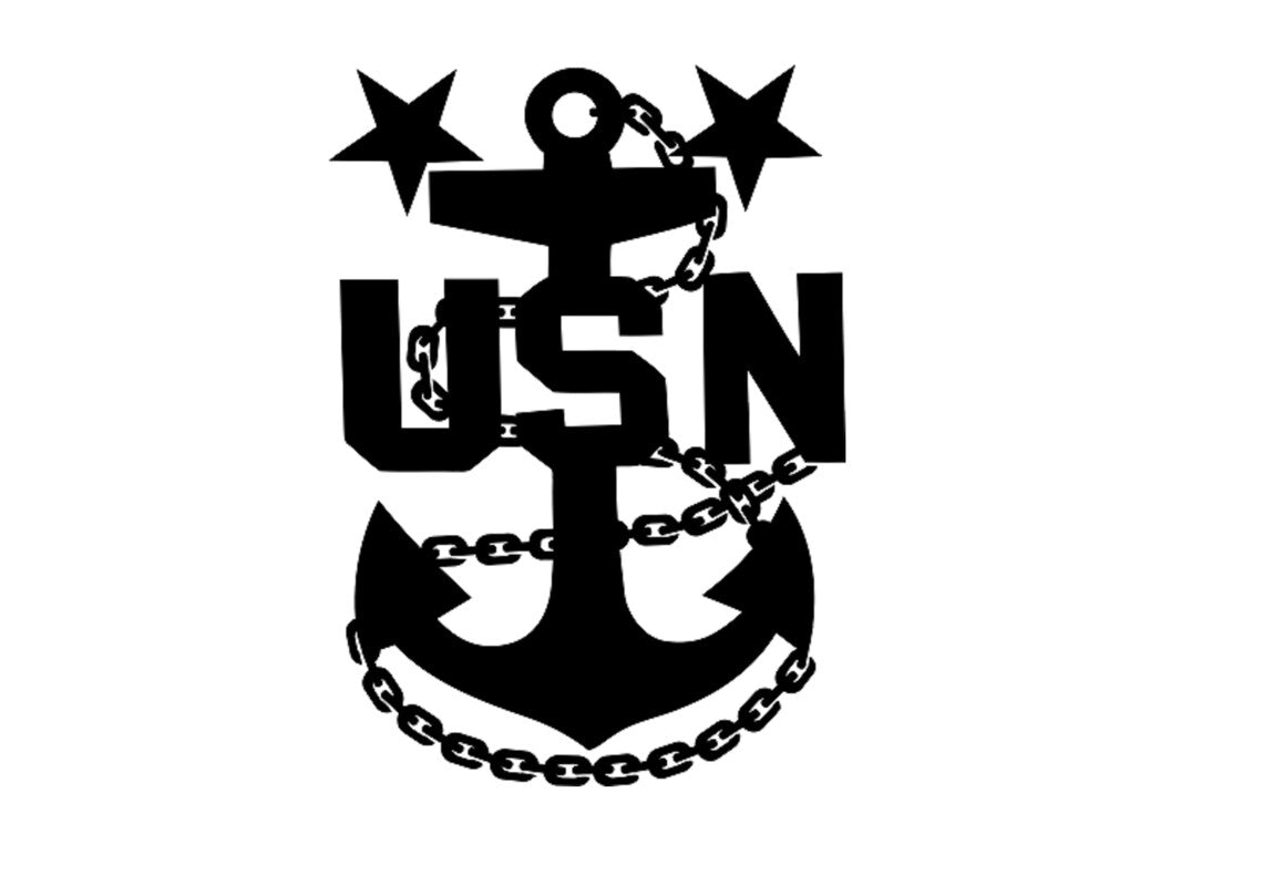 Navy Chief Anchor Silhouette