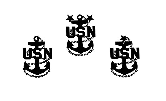 Navy Chief Anchor Silhouette