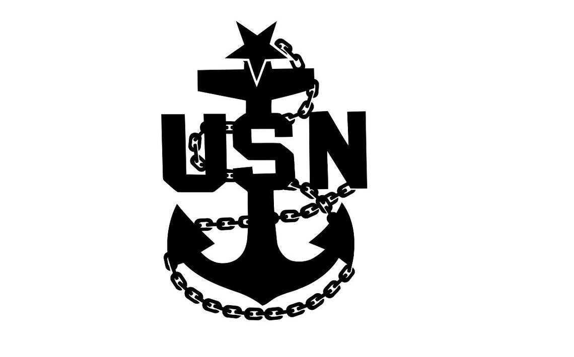 Navy Chief Anchor Silhouette