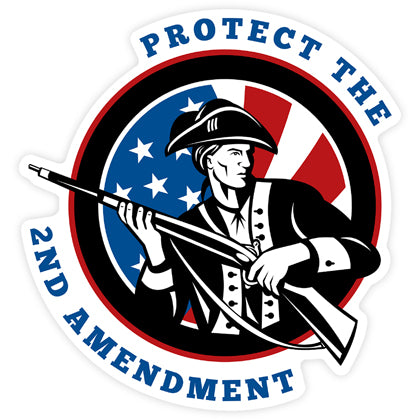 Protect The Second Amendment Sticker Ver 3